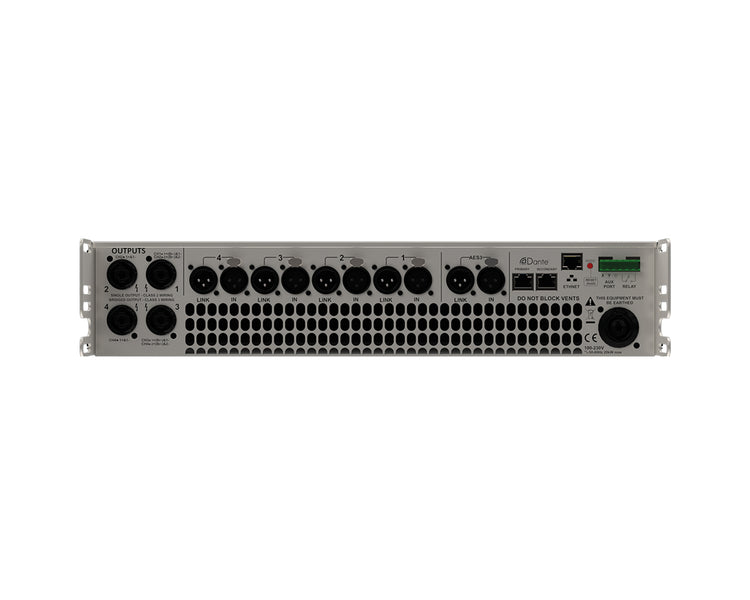 MAUIK42DAN - Martin Audio iKon iK42 DANTE 4 Channel Class D Amplifier 4x3000W @ 4ohm 2U  Image 3
