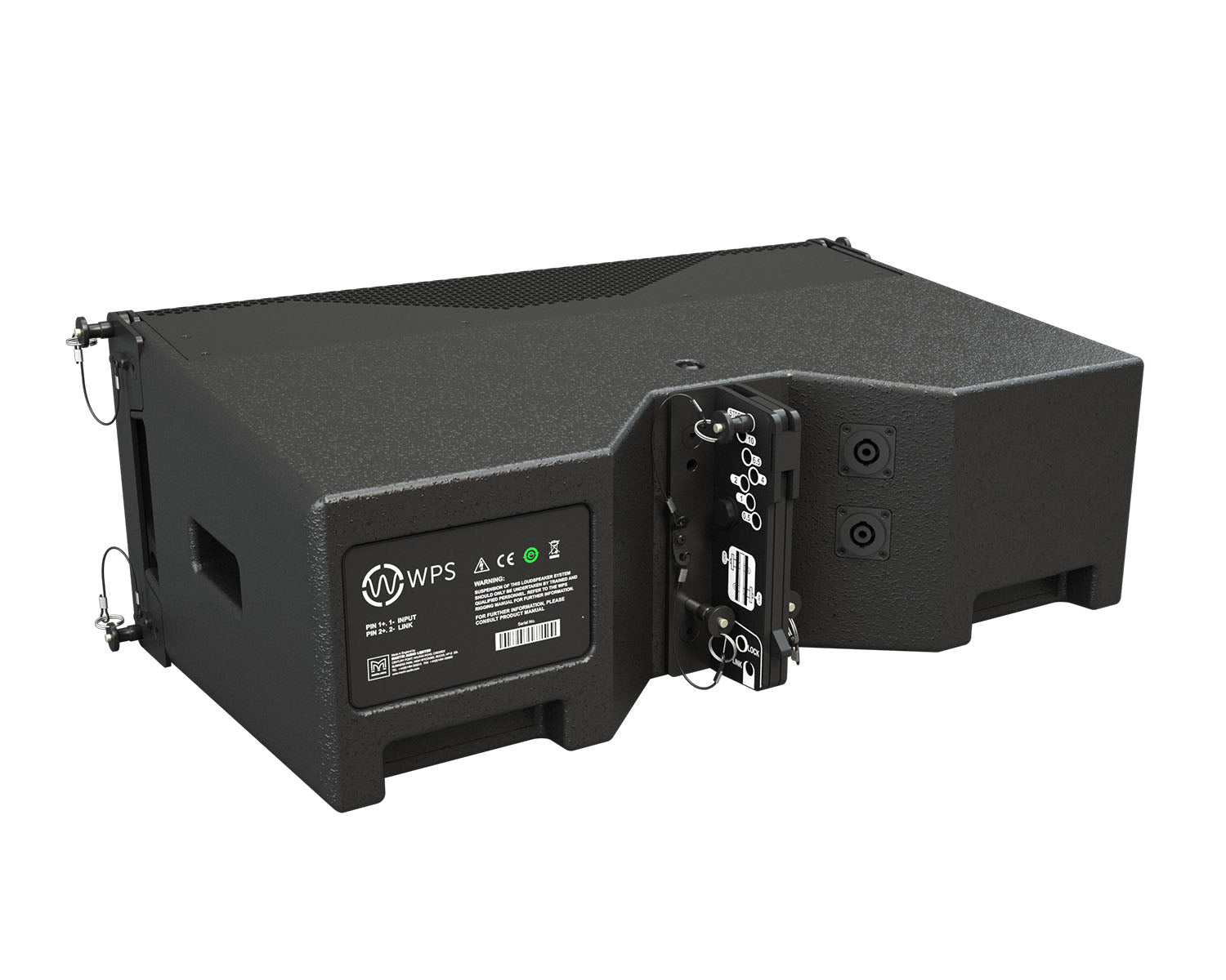 MAUWPS - Martin Audio WPS 3 Way with 2x 8inch LF and 4x4inch Mid and 4x1inch HF Drivers Black  Image 7
