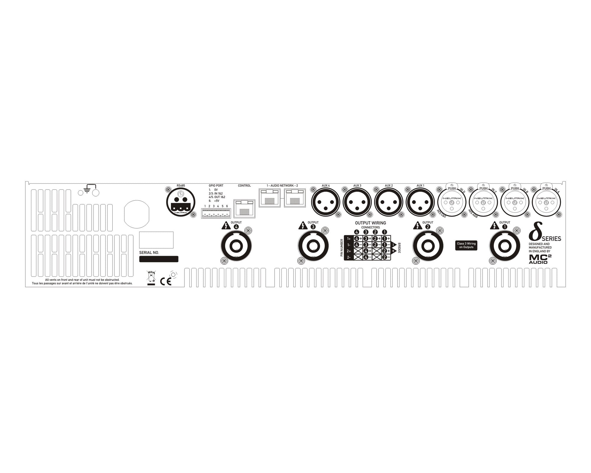 MC2D100DSP - MC2 Audio Delta 100 Power Amp with DSP 4x2700W @ 4ohm Image 2