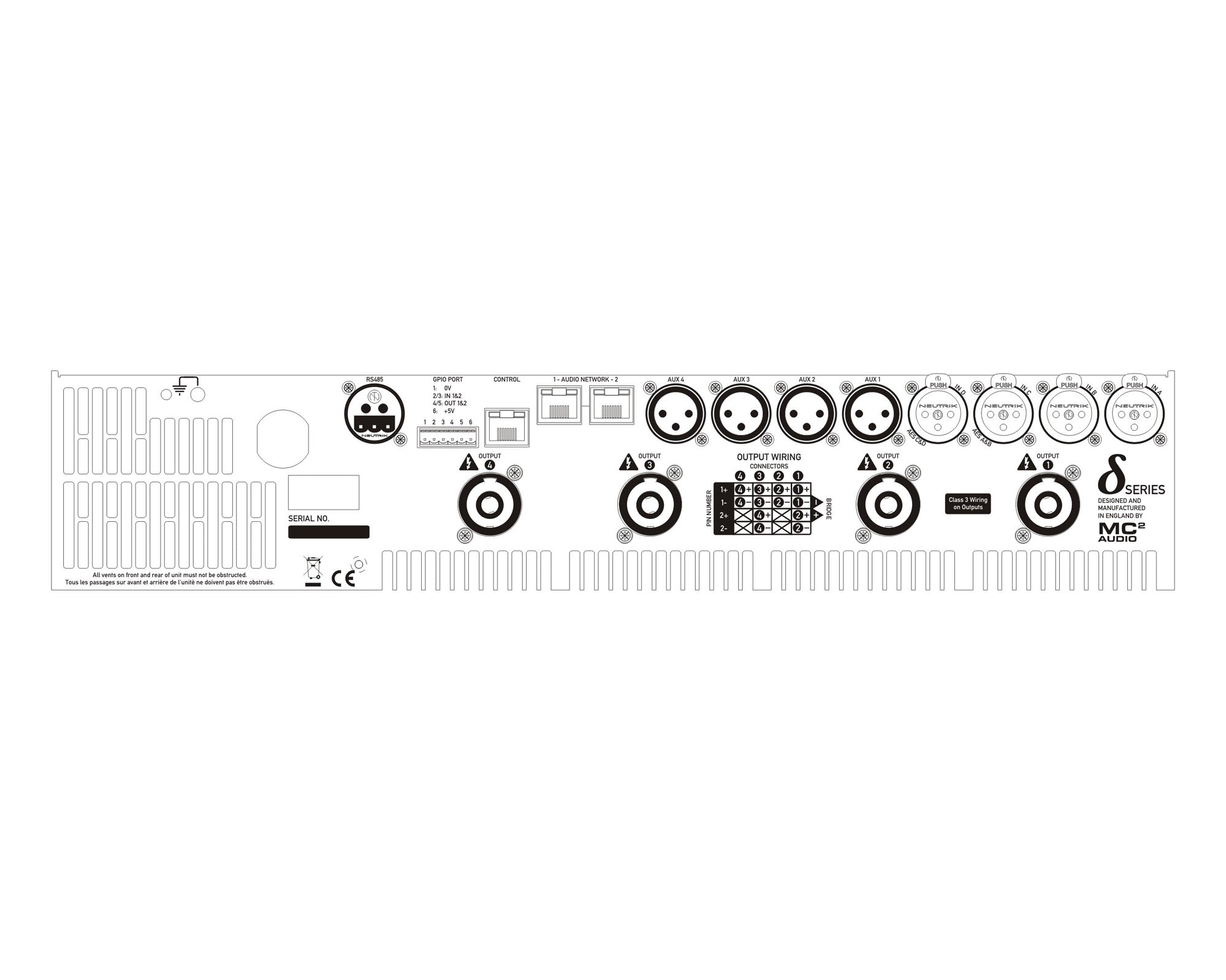 MC2D80DSP - MC2 Audio Delta 80 Power Amp with DSP 4x2000W @ 4ohm Image 2