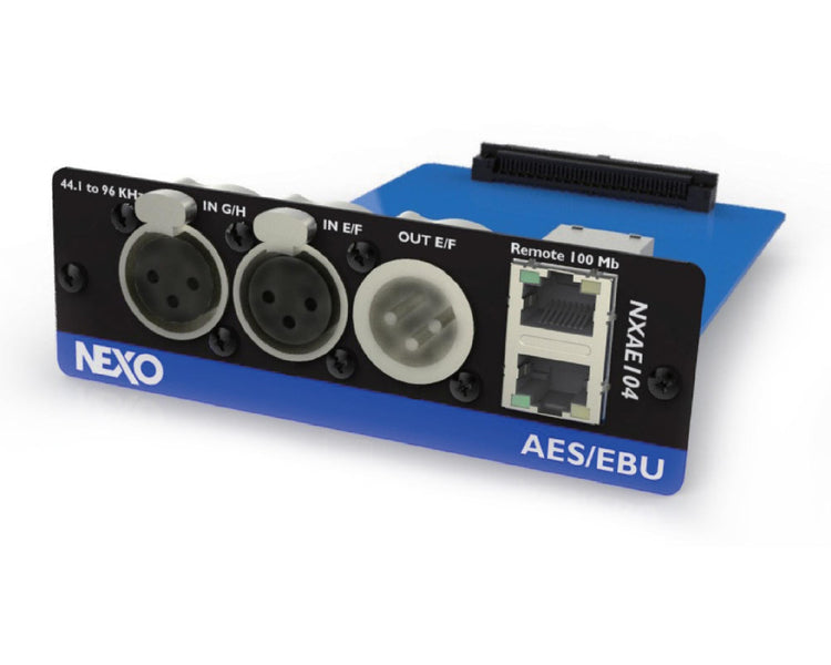 NEXAE104 - NEXO AE104 AES Network Card for NXAMP 4x1 Amp or Controller Image 1