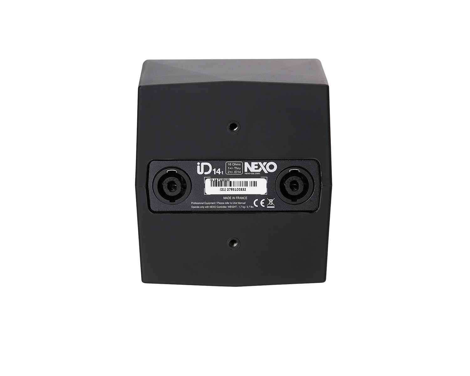 NEXID1490T - NEXO ID14 T 4inch Compact Coaxial Touring Loudspeaker 90x140degree Black Image 3