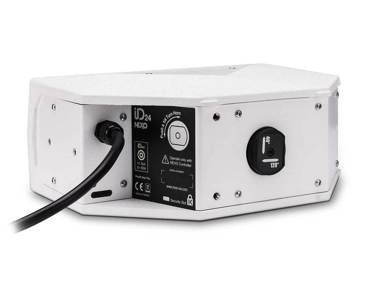 NEXIDI6060W - NEXO ID24 I 2 Way 2x4inch Install Speaker 60x60degree Rotatable Horn White Image 3