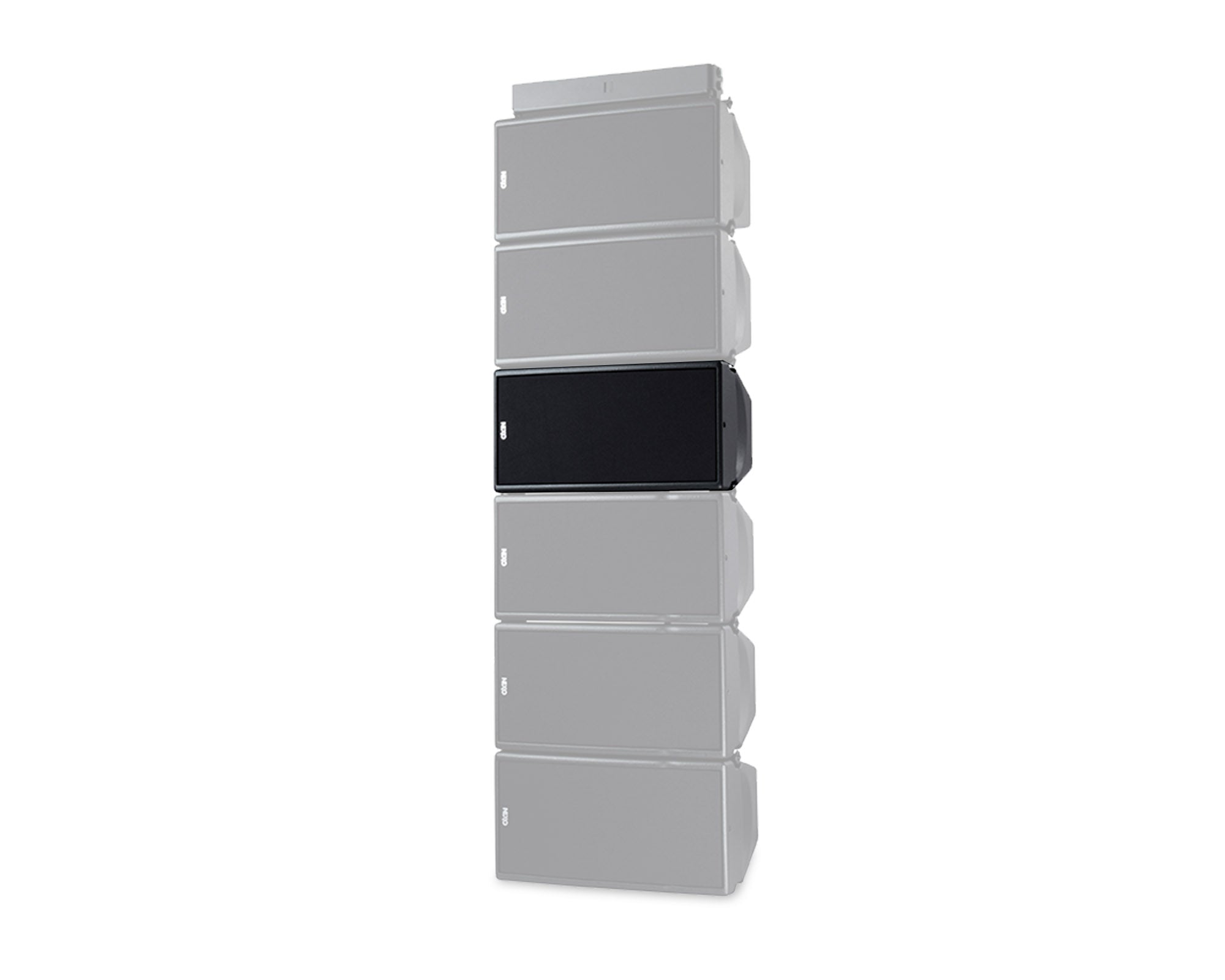 NEXM620 - NEXO GEOM620 1x6.5” Compact Curved or Line Array Element Black Image 4