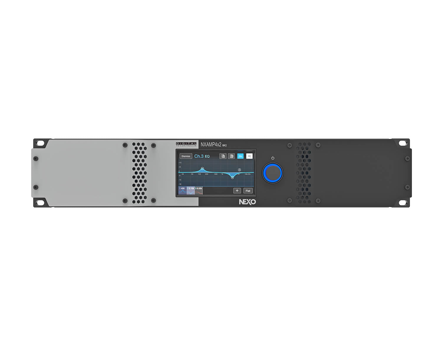 NEXNXAMP42 - NEXO NXAMP4X2MK2 4Ch Power Amp Controller 4x2500W 2U Image 1