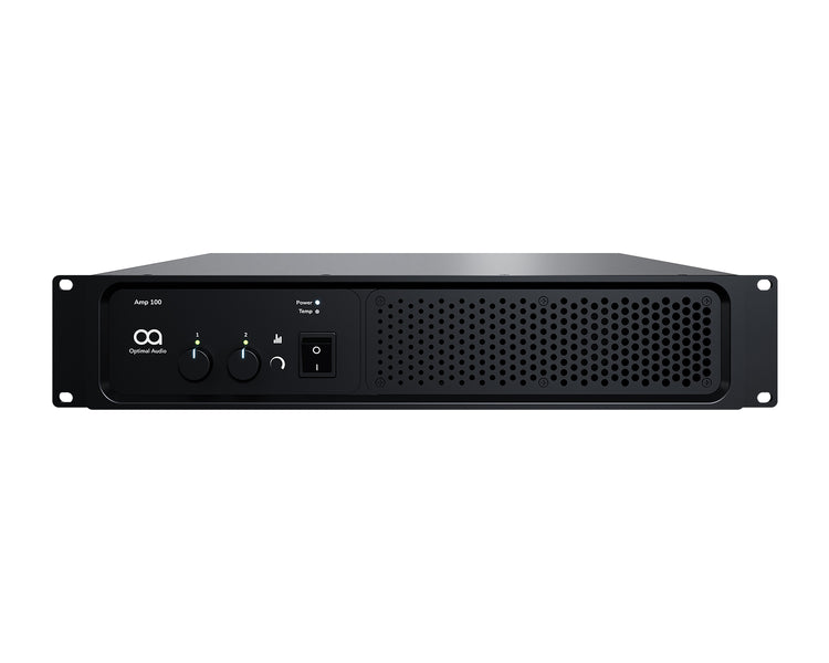 OPAMP100UK - Optimal Audio Amp 100 2x350W @ 4ohm AB Performance Power Amplifier 2U Image 2