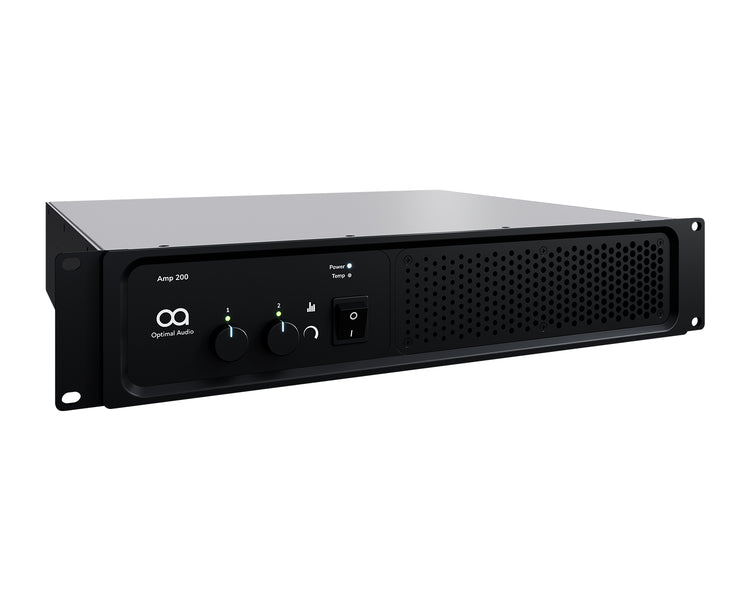 OPAMP200UK - Optimal Audio Amp 200 2x700W @ 4ohm AB Performance Power Amplifier 2U Image 1