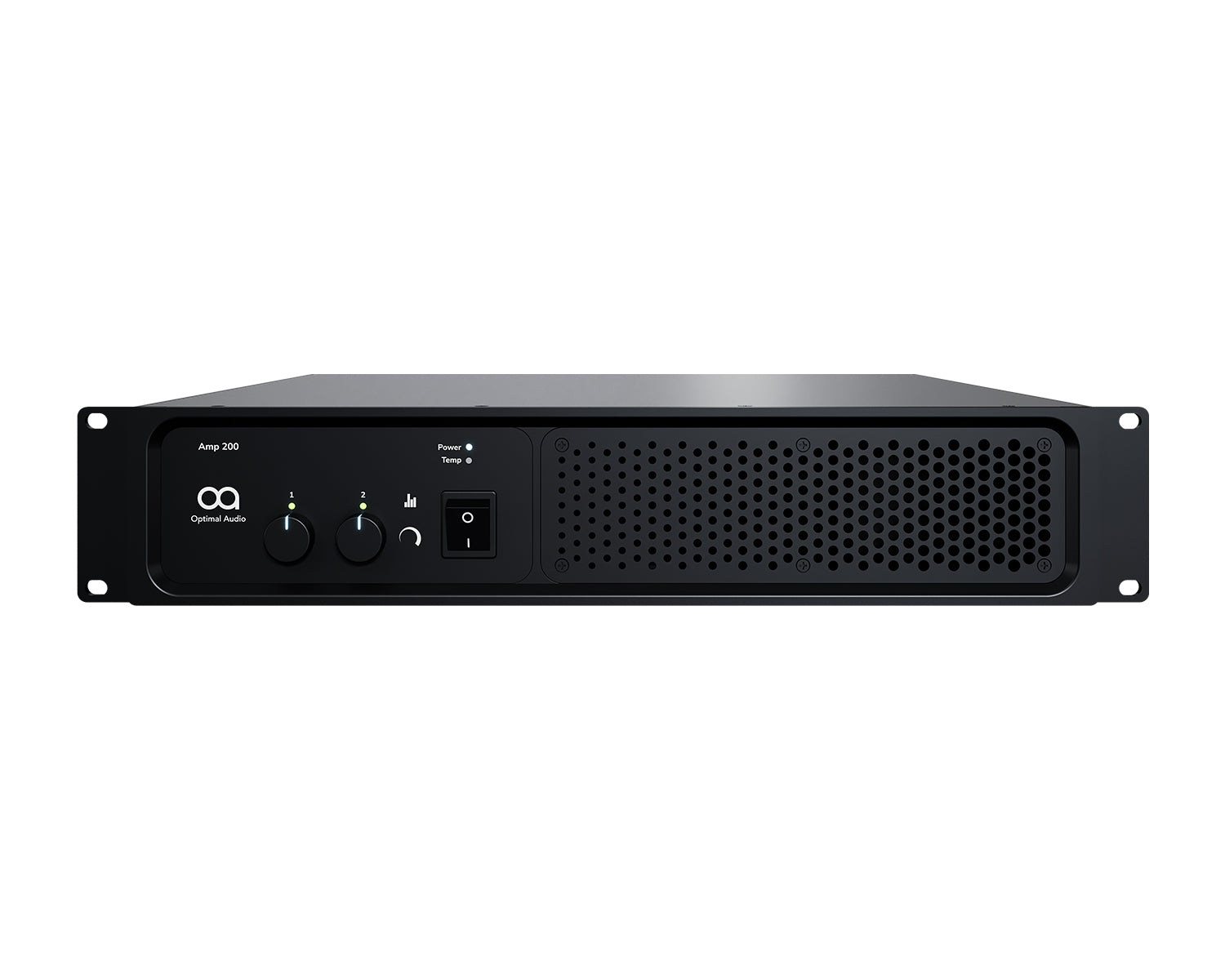 OPAMP200UK - Optimal Audio Amp 200 2x700W @ 4ohm AB Performance Power Amplifier 2U Image 2