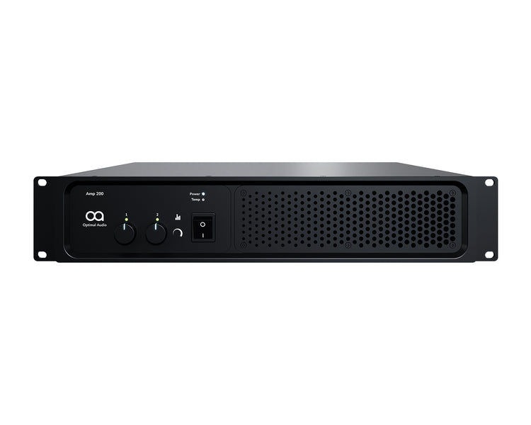 OPAMP200UK - Optimal Audio Amp 200 2x700W @ 4ohm AB Performance Power Amplifier 2U Image 2
