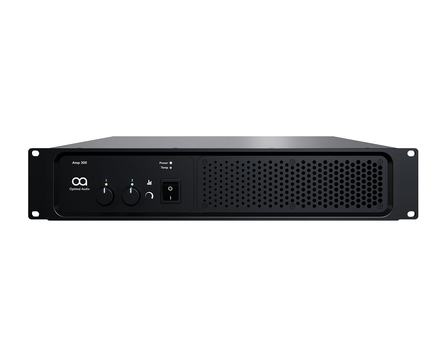 OPAMP300UK - Optimal Audio Amp 300 2x1350W @ 4ohm AB Performance Power Amplifier 2U Image 2