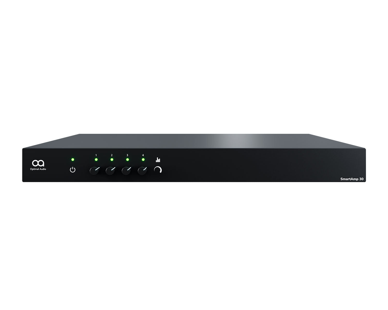 OPASAMP30 - Optimal Audio SmartAmp 30 4x250W Amplifier with Integral DSP 100V 1U Image 1