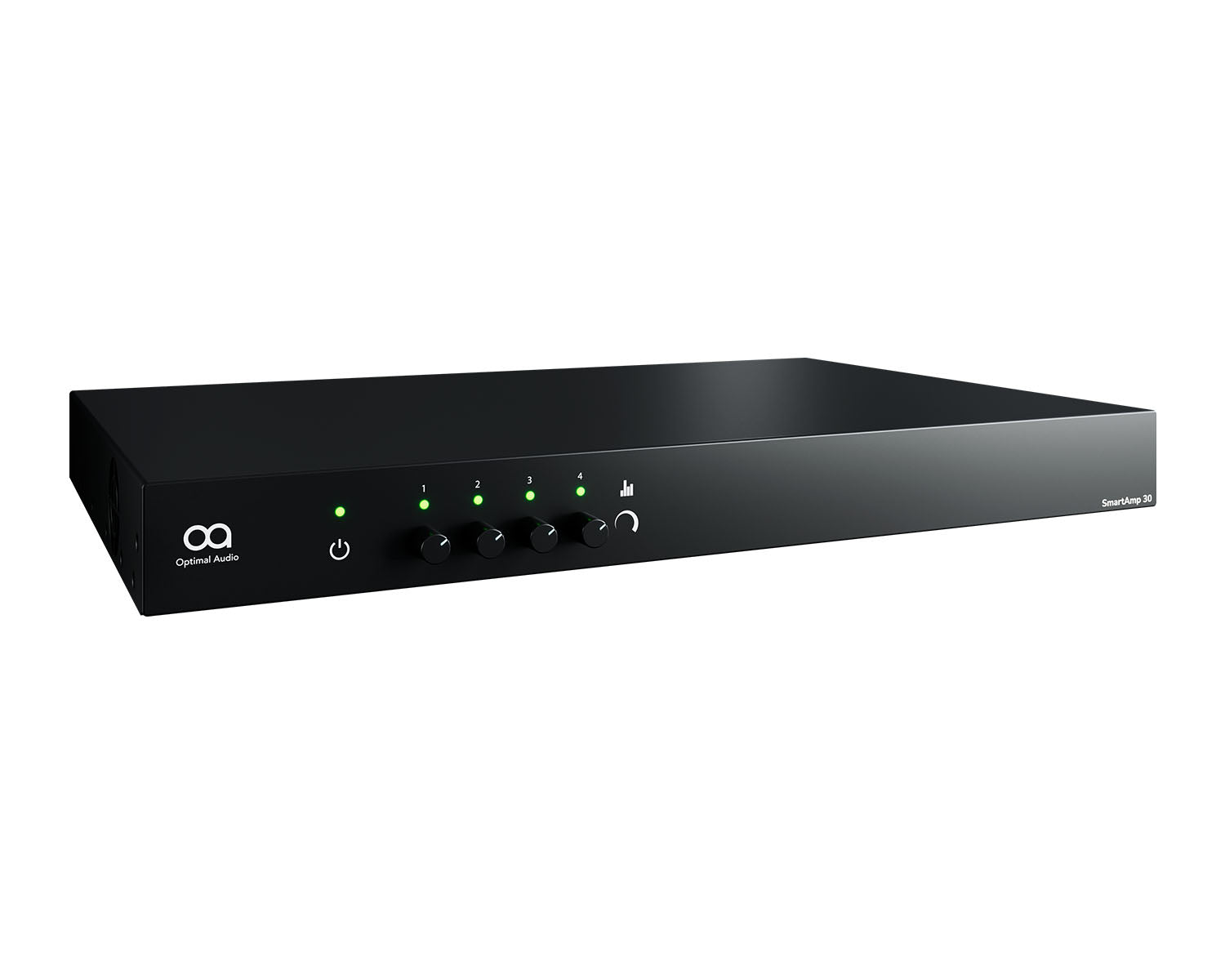 OPASAMP30 - Optimal Audio SmartAmp 30 4x250W Amplifier with Integral DSP 100V 1U Image 2