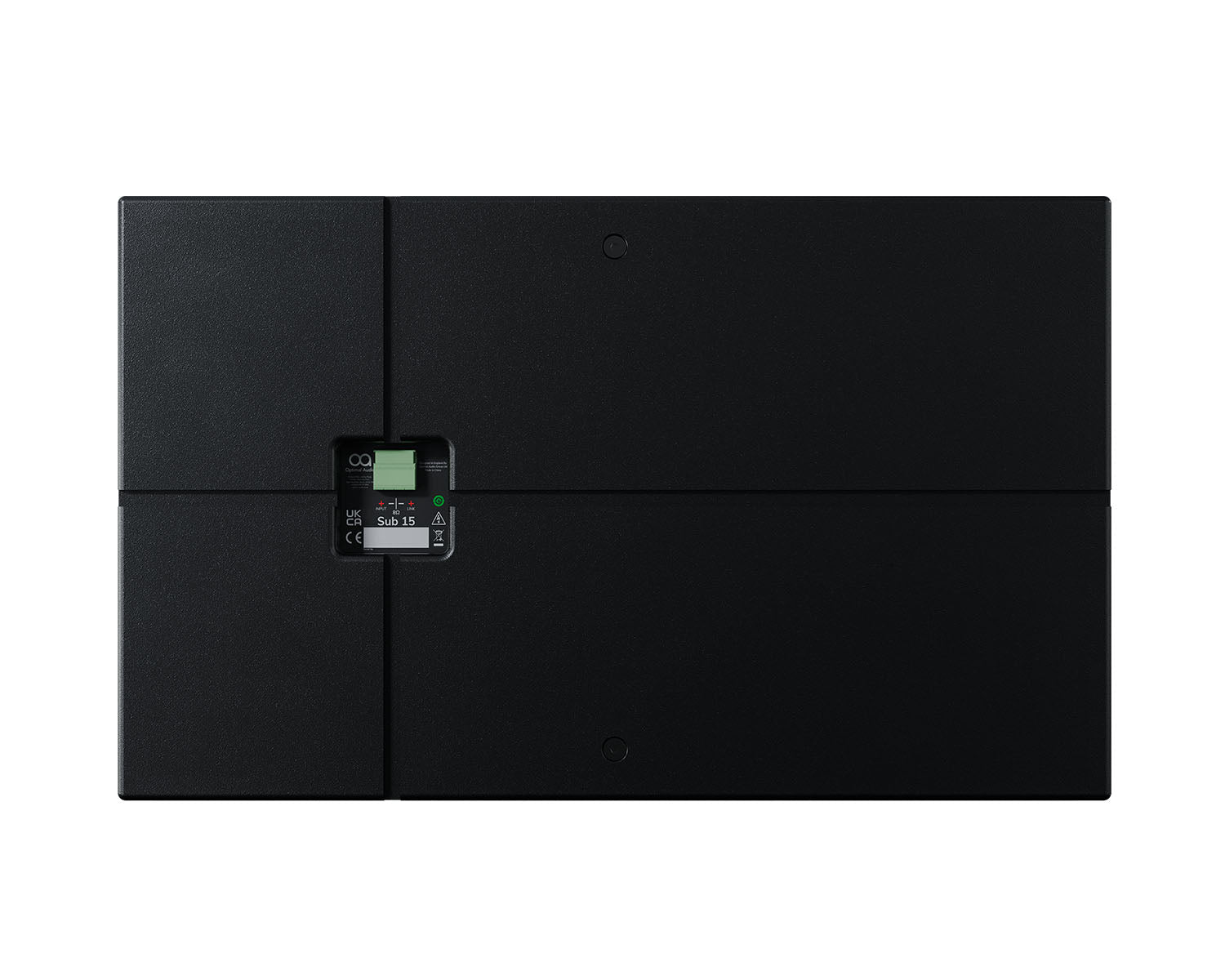 OPASUB15B - Optimal Audio Sub 15 High Power 15inch Cabinet Subwoofer 500w @ 8ohm Black Image 3