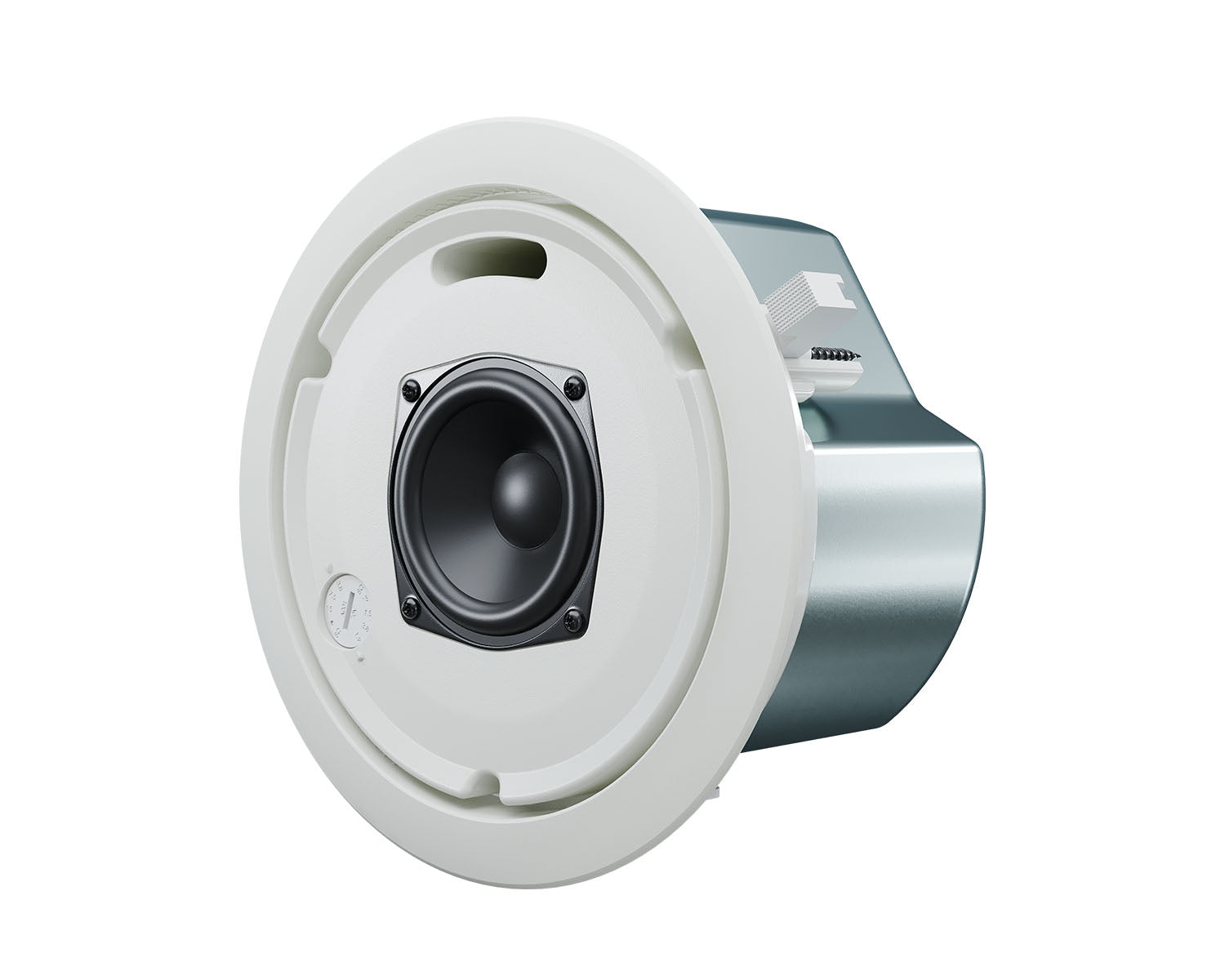 OPAUP3W - Optimal Audio Up 3 Full Range 3inch Ceiling Speaker with Backcan 15W @ 100V White Image 2
