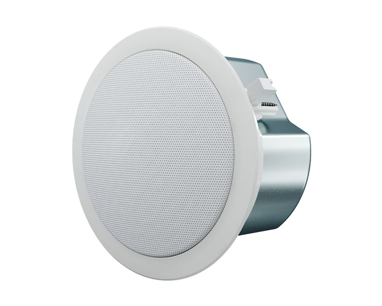 OPAUP4SW - Optimal Audio Up 4S Two Way 4inch Low Profile Ceiling Speaker 8W @ 100V White Image 1