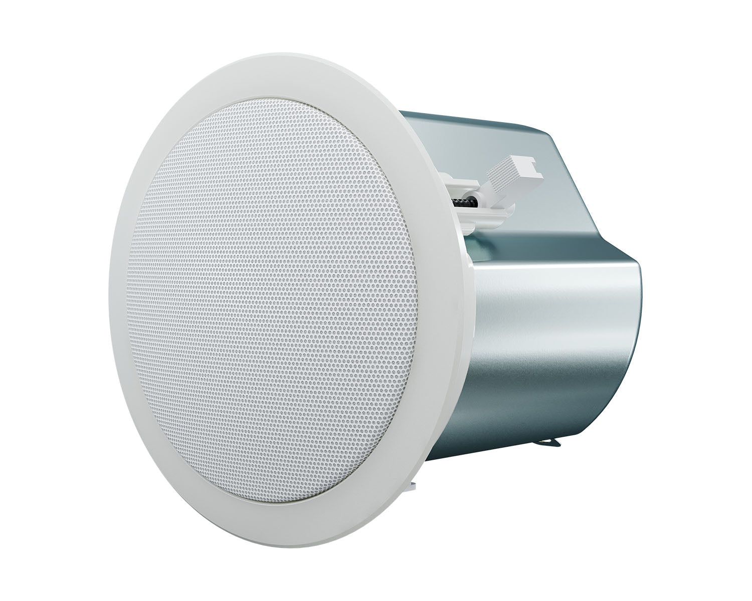 OPAUP4W - Optimal Audio Up 4 Two Way 4inch Ceiling Speaker with Backcan 25W @ 100V White Image 1
