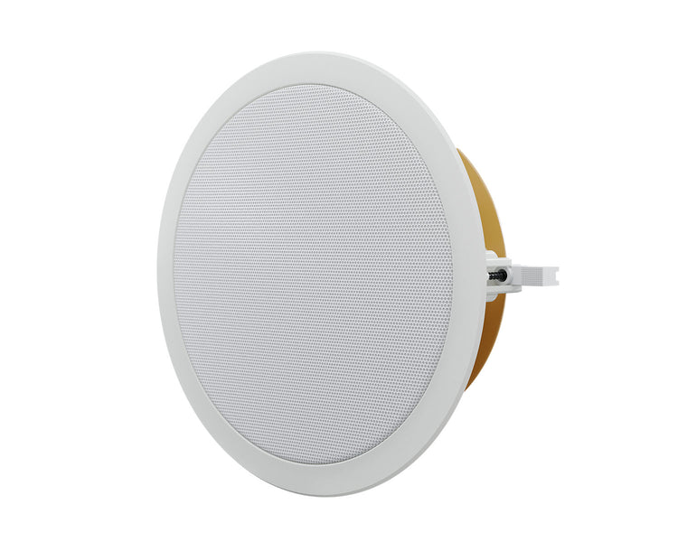 OPAUP6OW - Optimal Audio Up 6O Two Way 6inch Ceiling Speaker with Open Back 60W @ 100V White Image 1