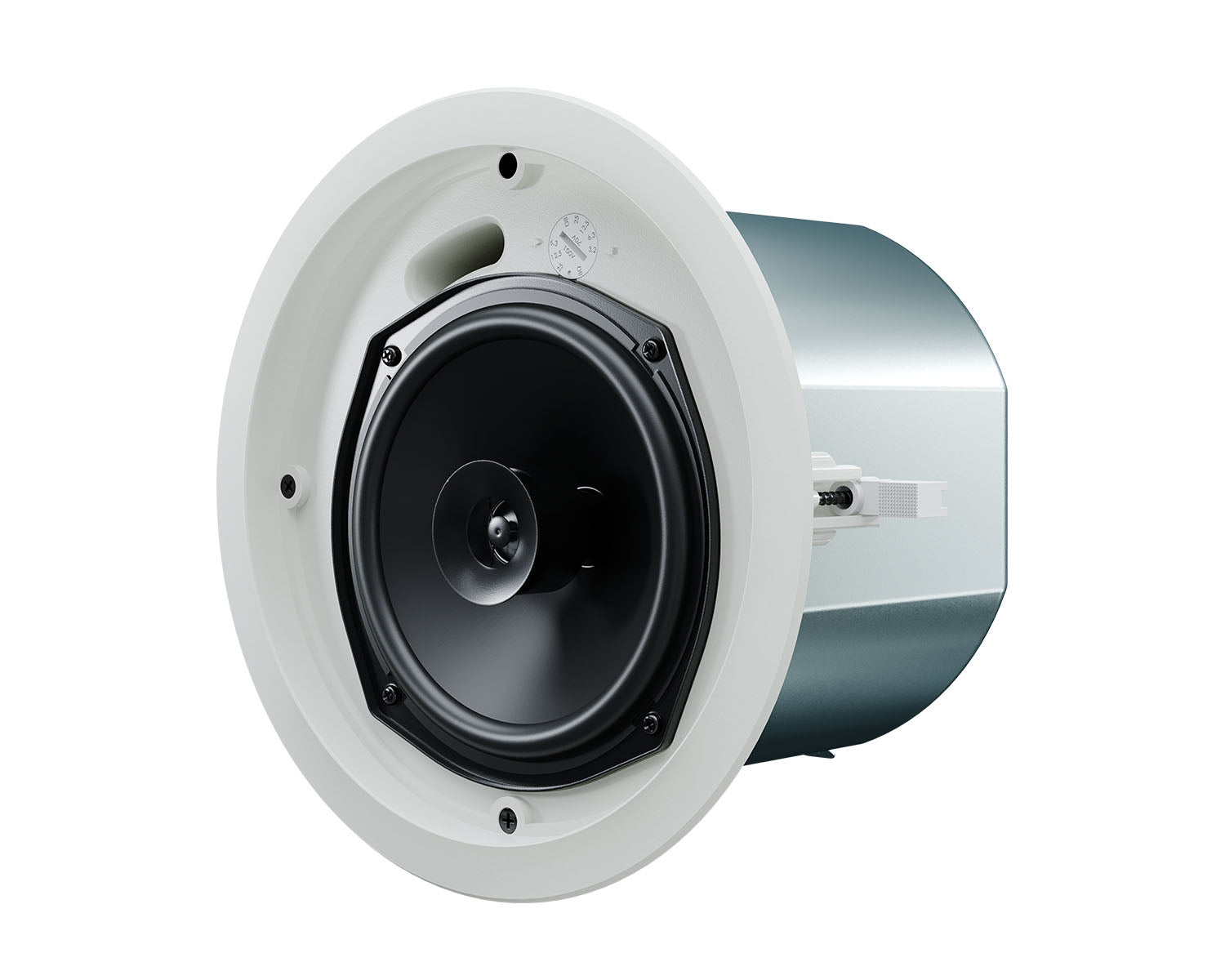 OPAUP6W - Optimal Audio Up 6 Two Way 6inch Ceiling Speaker with Backcan 60W @ 100V White Image 2