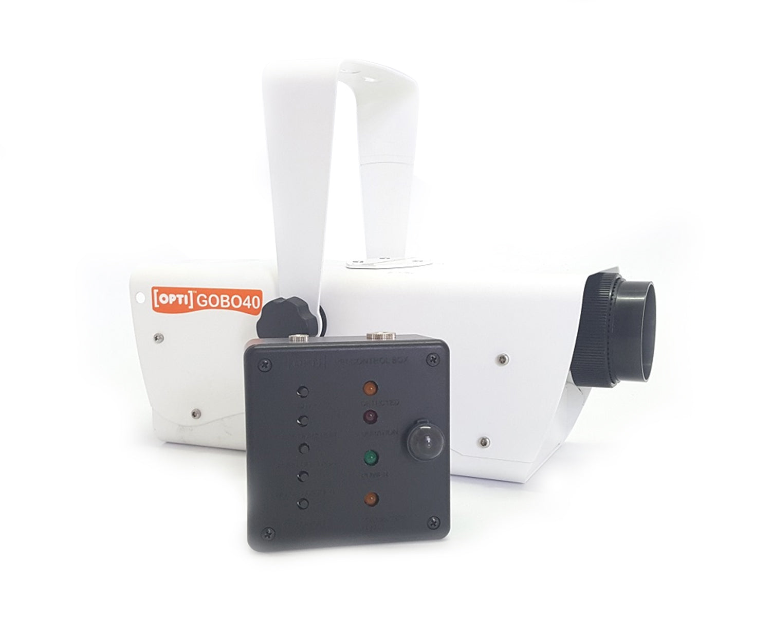 OPTGOBO40 - OPTI Kinetics Gobo40 Small Sealed LED Gobo Projector Inc Proximity Sensor White Image 2