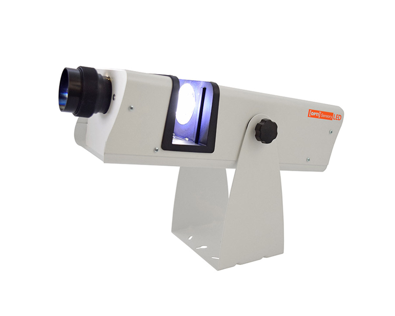 OPTSSLED60 - OPTI Kinetics Solar Sensory LED Effects Projector with 60mm Lens White Image 1