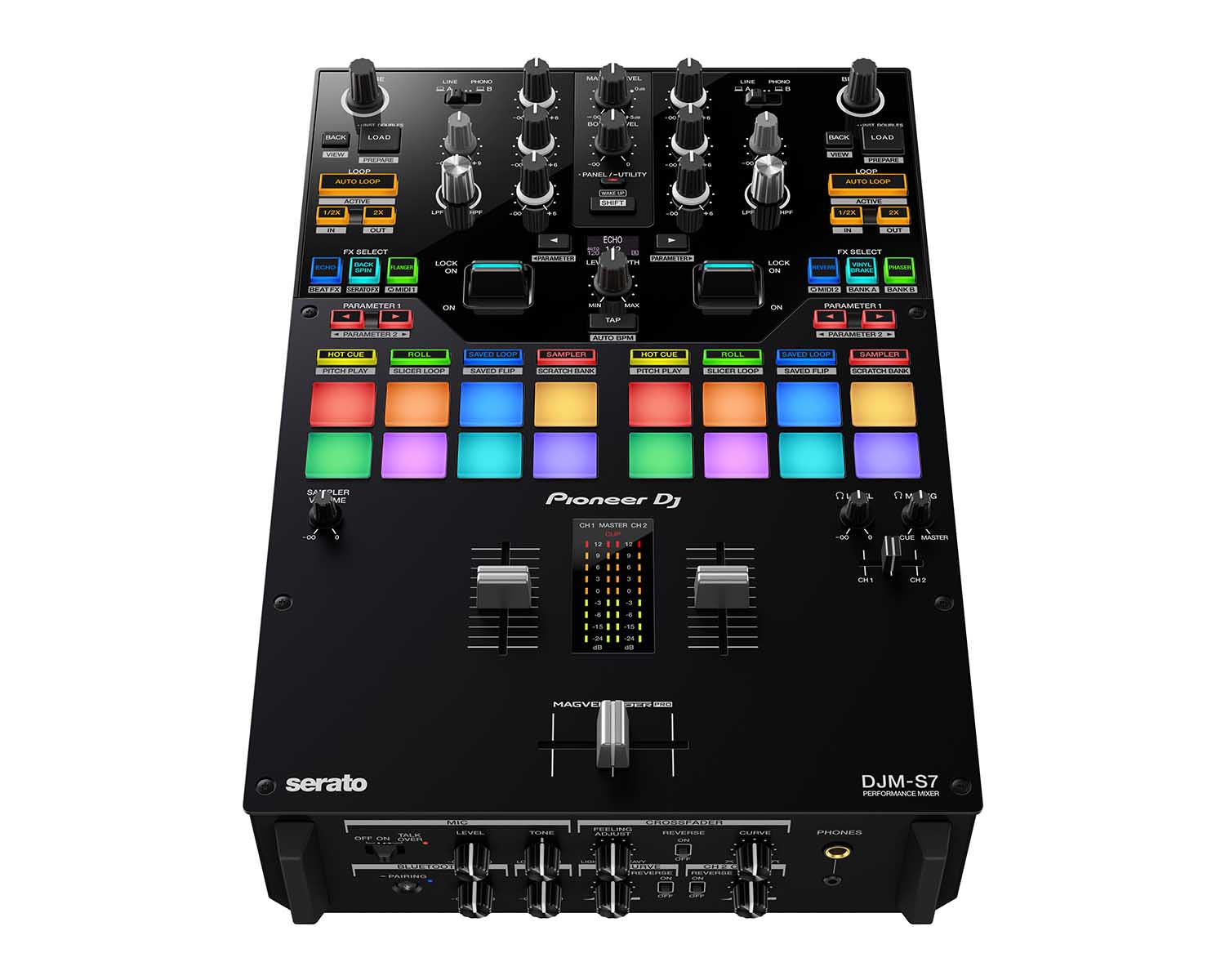 PIODJMS7.P - Pioneer DJ DJM S7 2 Channel Scratch DJ Mixer for rekordbox and Serato Image 2