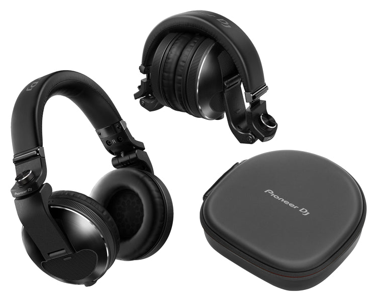 PIOHDJX10.C - Pioneer DJ HDJ X10 K Pro DJ 50mm Headphones with Swivel Ear Black Image 2