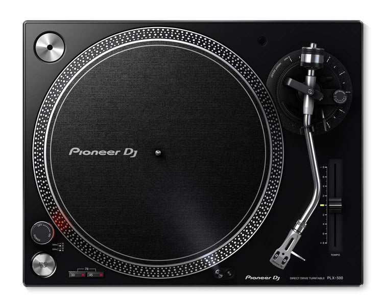 PIOPLX500.C - Pioneer DJ PLX 500 BLACK PRO DJ Hi Torq S Tonearm Direct Drive Turntable Image 1
