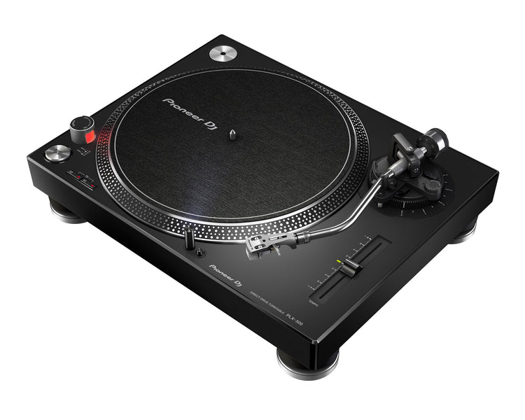 PIOPLX500.C - Pioneer DJ PLX 500 BLACK PRO DJ Hi Torq S Tonearm Direct Drive Turntable Image 3