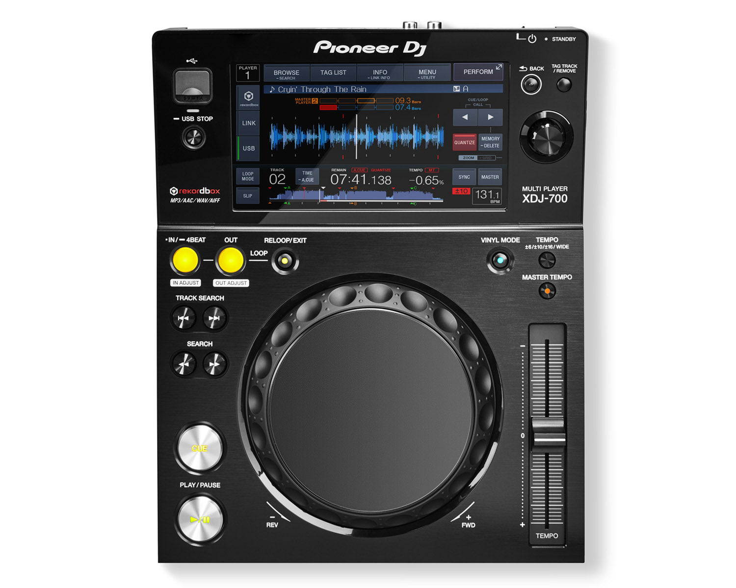 PIOXDJ700.P - Pioneer DJ XDJ 700 Performance DJ Multi Player USB and PC Playback Image 1