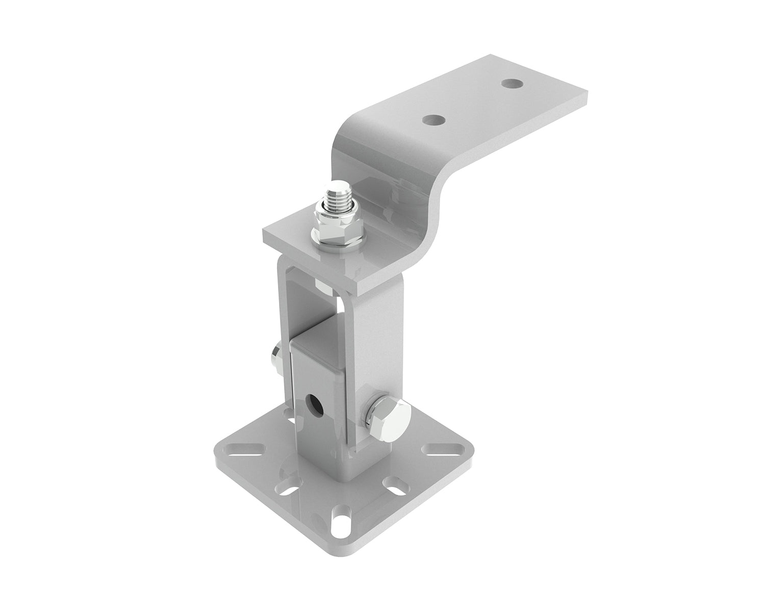 POWCCM60W - Powerdrive CCM60 W Top Mount Ceiling Joggle Bracket Type 60 Plate 18kg Wht Image 1