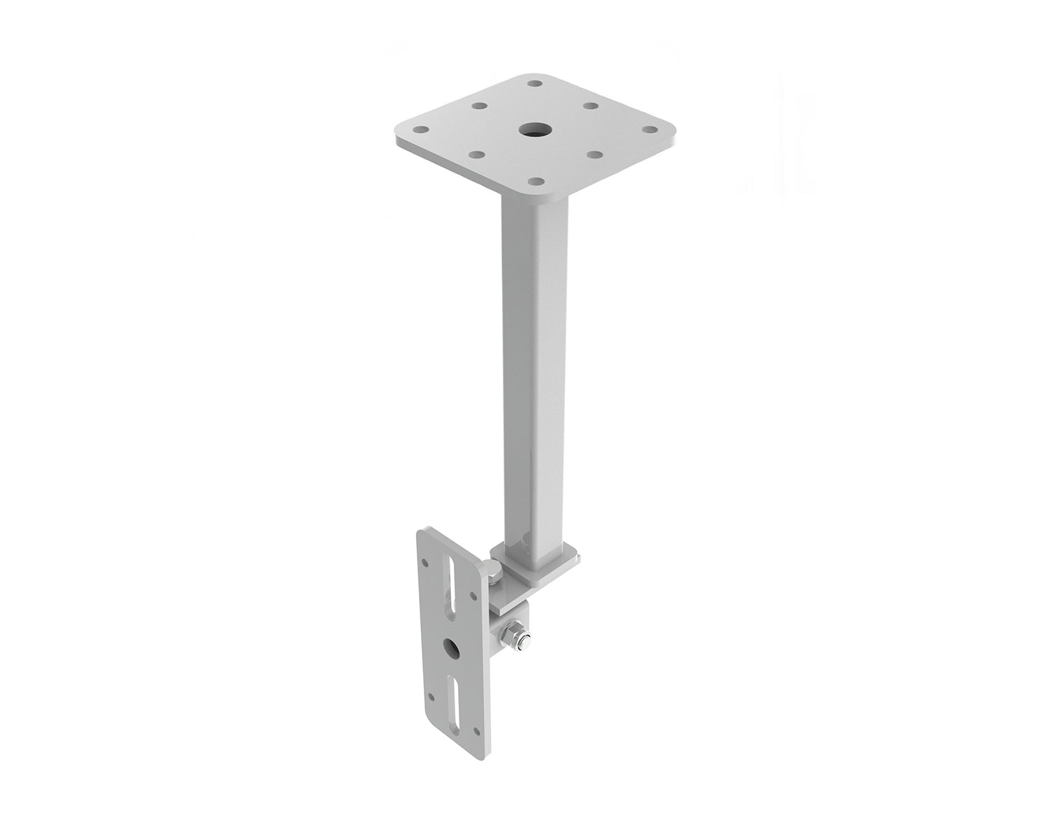 POWCMFB65W - Powerdrive CMFB65 W Back Mount Ceiling Bracket 340mm Drop Type 65 18kg White Image 1