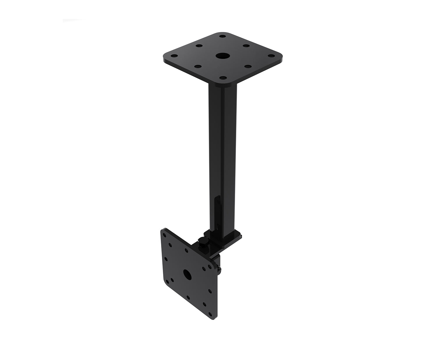 POWCMFBVESAB - Powerdrive CMFBVESA100 B Back Mount Ceiling Bracket 340mm Drop VESA 18kg Blk Image 1