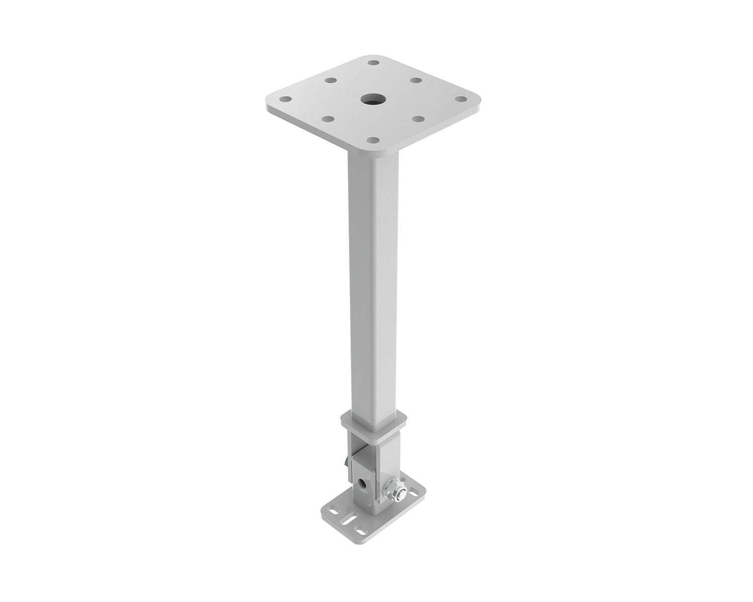 POWCMFT50W - Powerdrive CMFT50 W Top Mount Ceiling Bracket 414mm Drop Type 50 18kg White Image 1