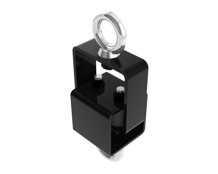 POWCPLAV02 - Powerdrive CPLAV02 B Inline Anti Vibration Coupler with M10 Eyebolt 40kg Blk Image 1