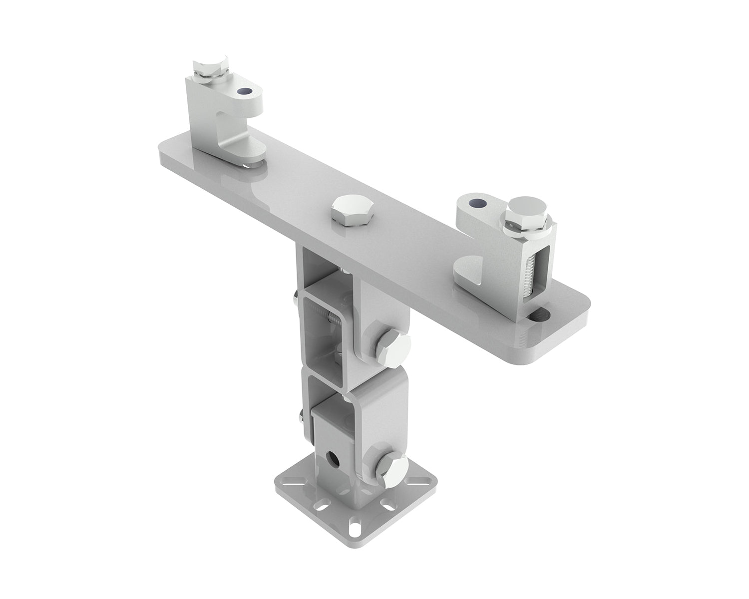 POWKBD4060MW - Powerdrive KBD4060M W Girder Bracket 145mm 235mm Type 60 Plate White Image 1