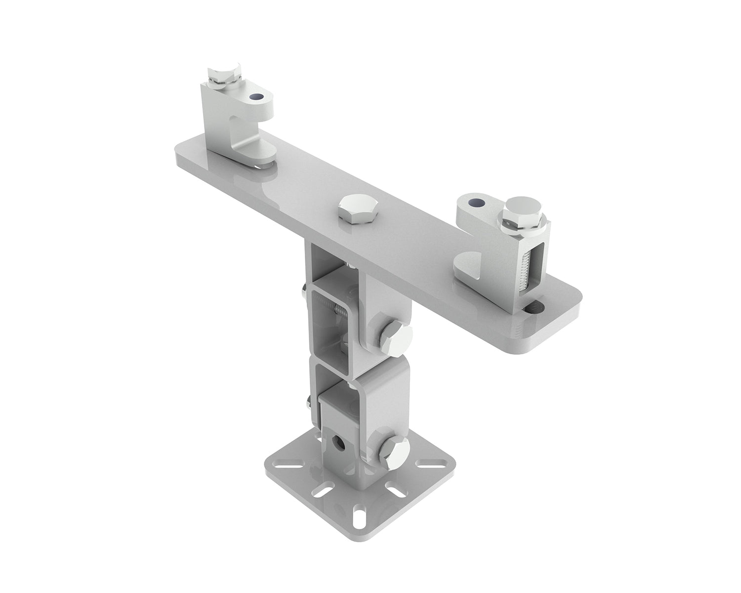 POWKBD4080MW - Powerdrive KBD4080M W Girder Bracket 145mm 235mm Type 80 Plate White Image 1