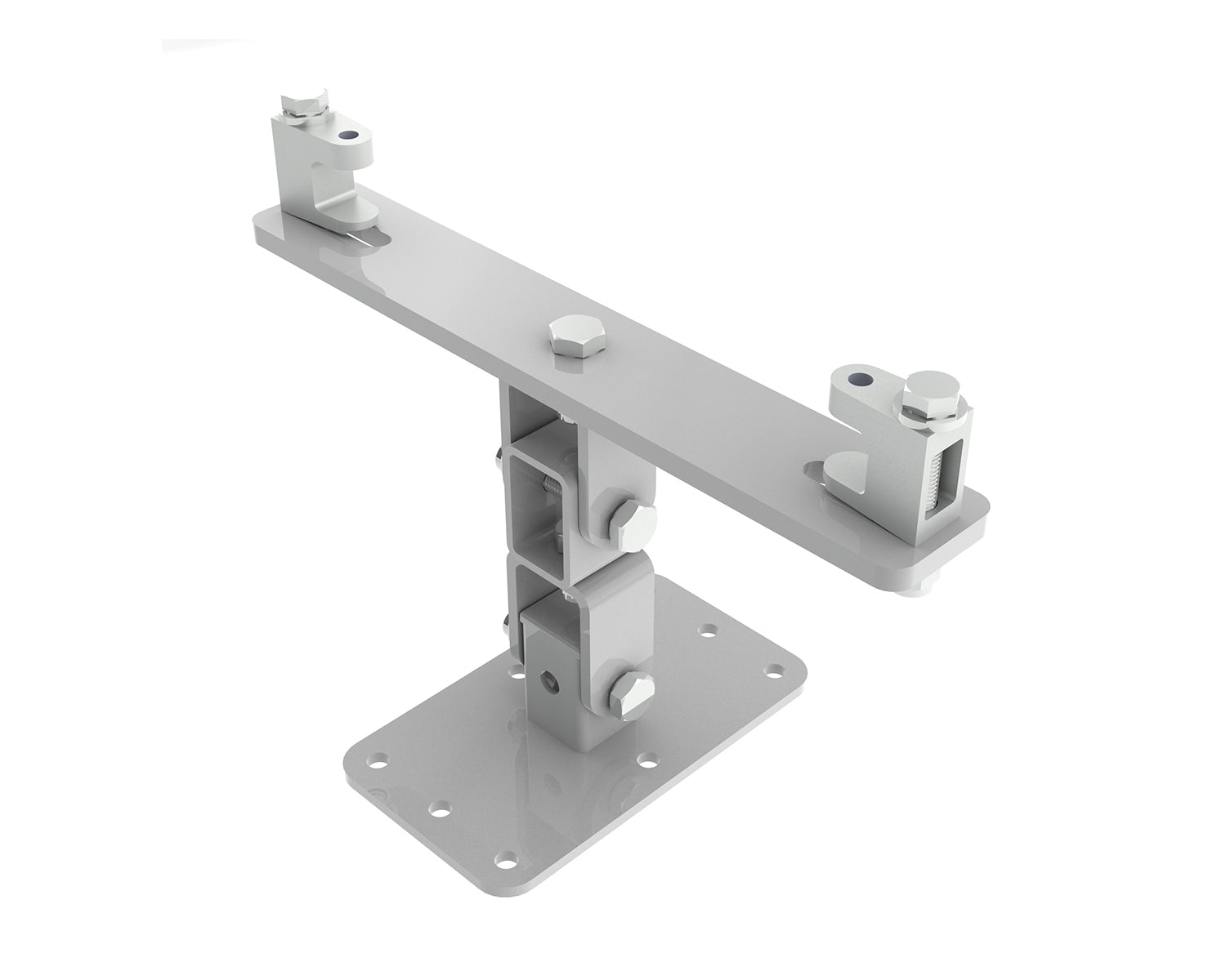 POWKBD4120LW - Powerdrive KBD4120L W Girder Bracket 230mm 320mm Type 120 Plate White Image 1