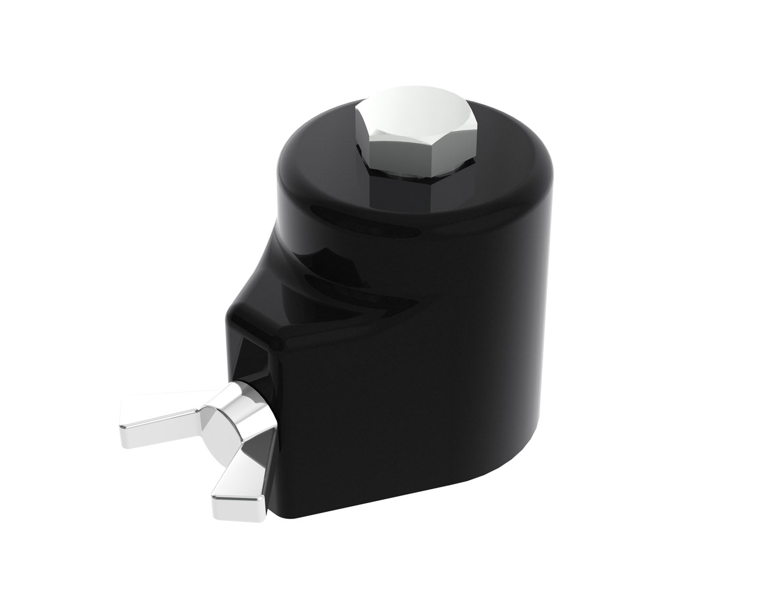 POWR142E - Powerdrive REF14.2E B Top Cap Casting with M10 Top Bolt for 35mm Stand Black Image 1