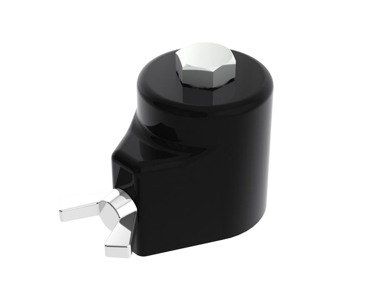 POWR142E - Powerdrive REF14.2E B Top Cap Casting with M10 Top Bolt for 35mm Stand Black Image 1