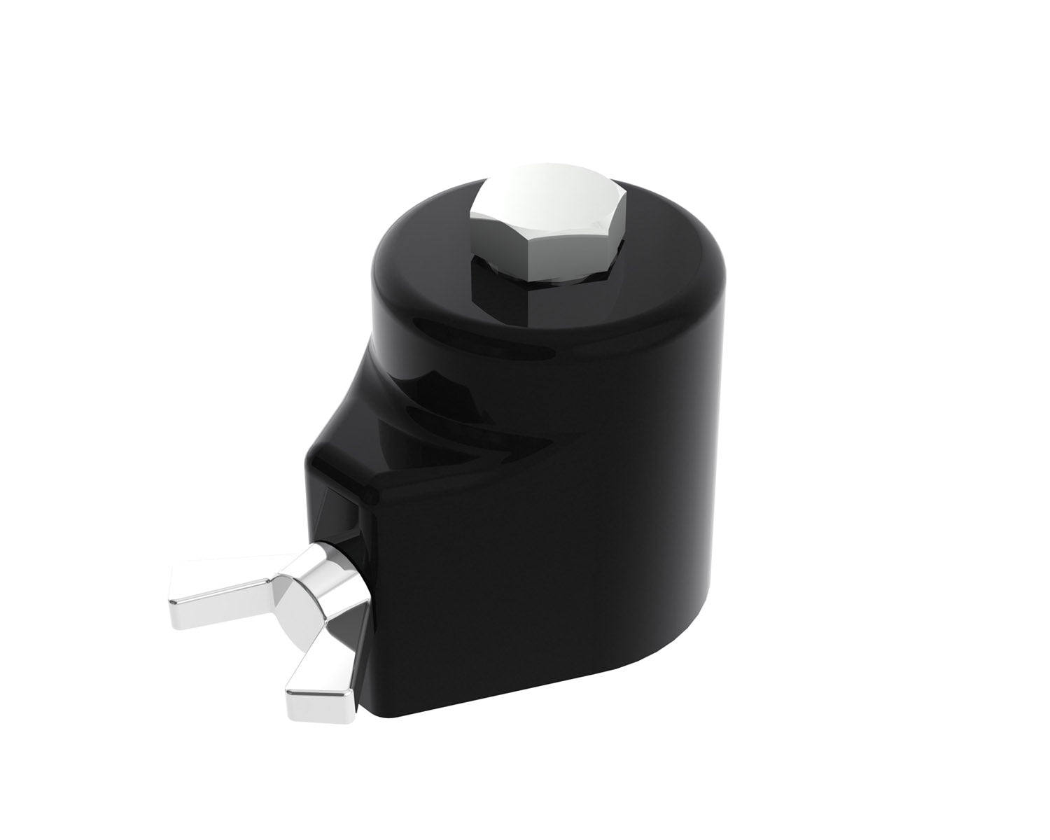 POWR142 - Powerdrive REF14.2 B Top Cap Casting with M10 Top Bolt for 32mm Stand Black Image 1