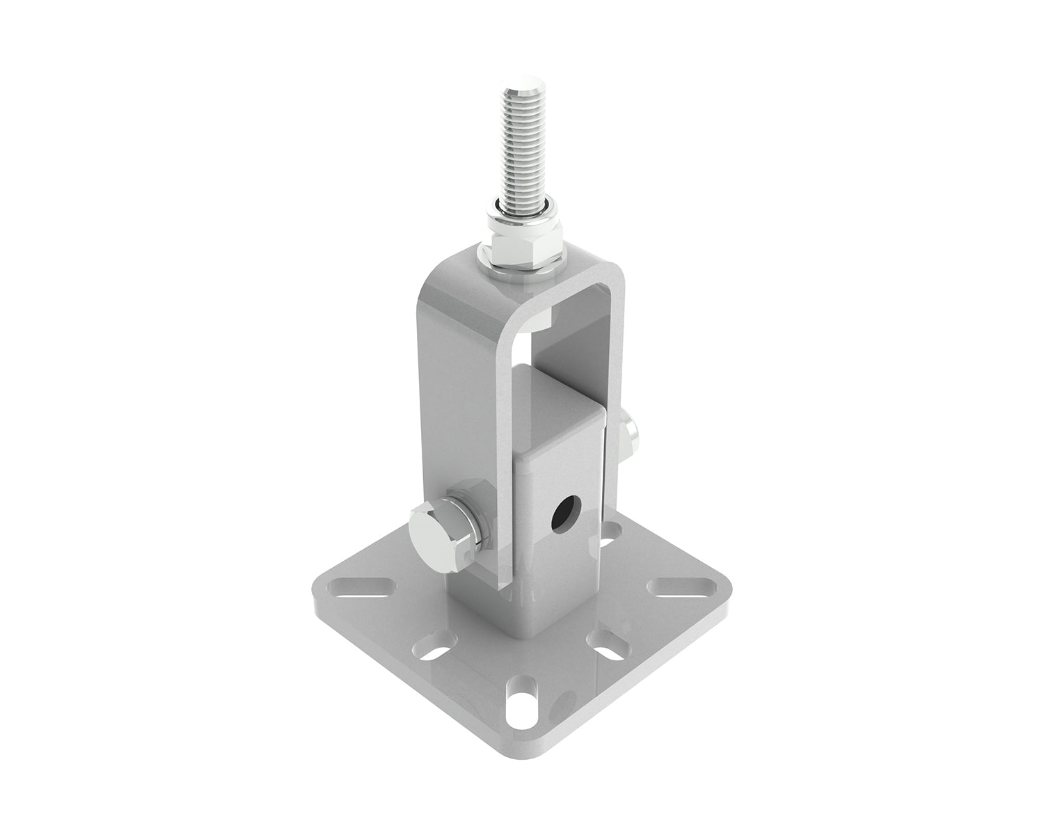 POWR360W - Powerdrive REF360 W Top Mount Speaker Tilter Bracket Type 60 25kg White Image 1