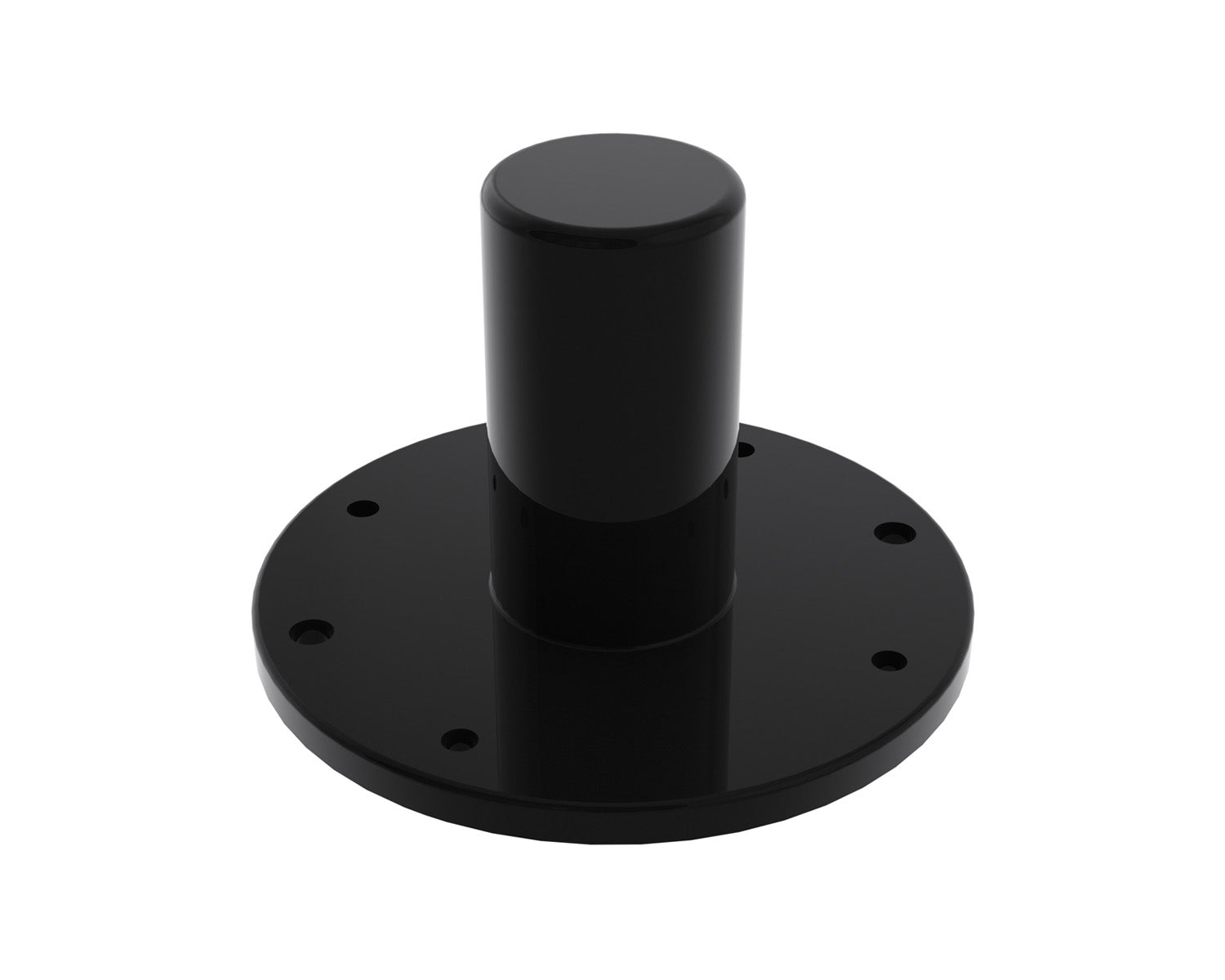 POWR6 - Powerdrive REF6 B Speaker Top Hat Casting for 32mm Column Stands Black Image 1