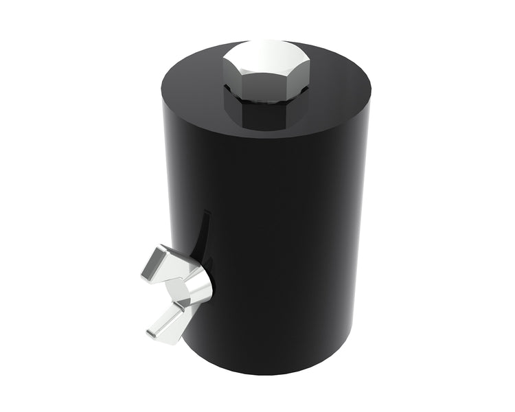 POWREF143EHDB - Powerdrive REF14.3EHD B Heavy Duty Top Cap with M12 Top Bolt 35mm Stand Blk Image 1