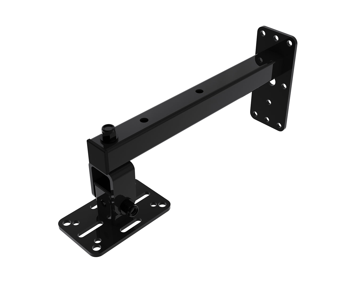 POWWHD100B - Powerdrive WHD100 B Top Mount Tilting Wall Bracket Type 100 Plate 40kg Black Image 1