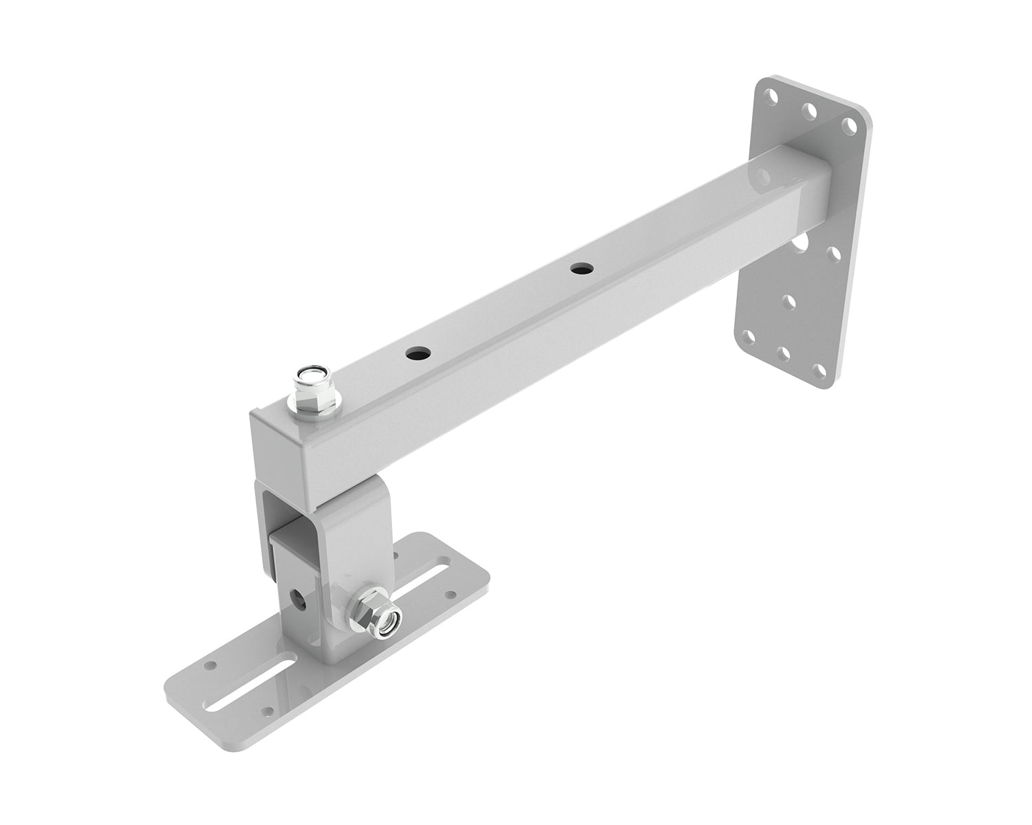 POWWHD65W - Powerdrive WHD65 W Top Mount Tilting Wall Bracket Type 65 Plate 40kg White Image 1