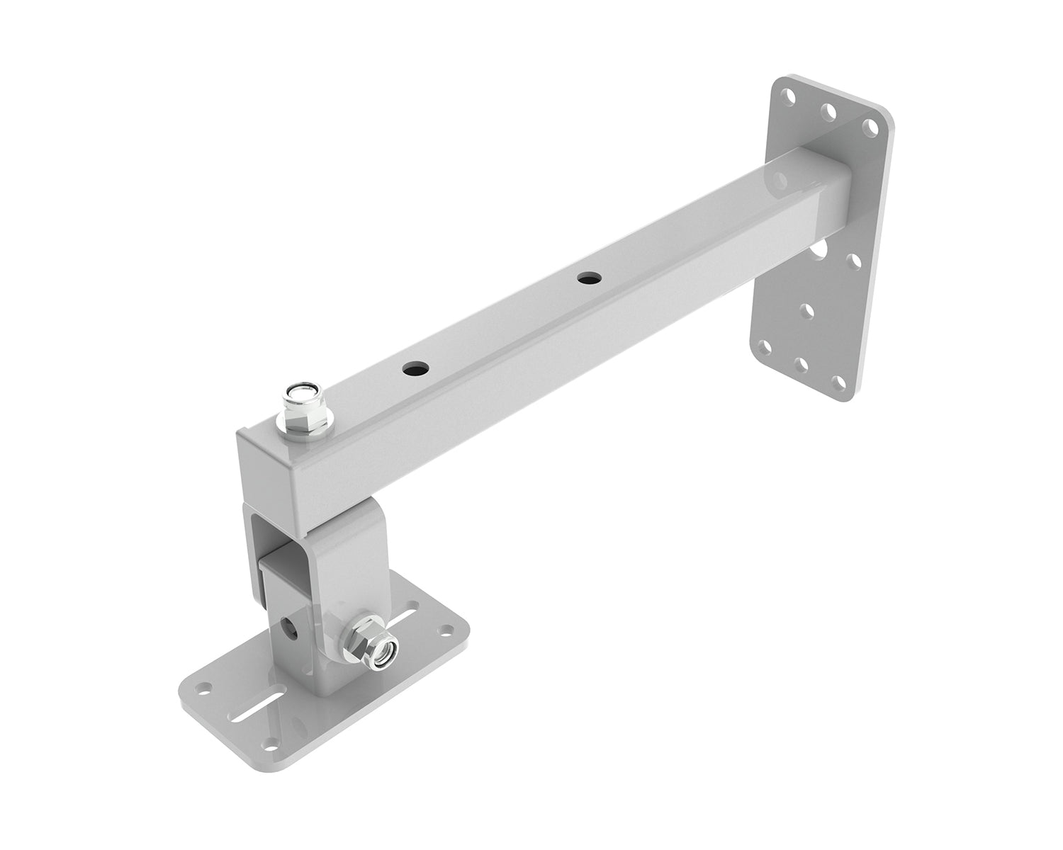 POWWHD75W - Powerdrive WHD75 W Top Mount Tilting Wall Bracket Type 75 Plate 40kg White Image 1
