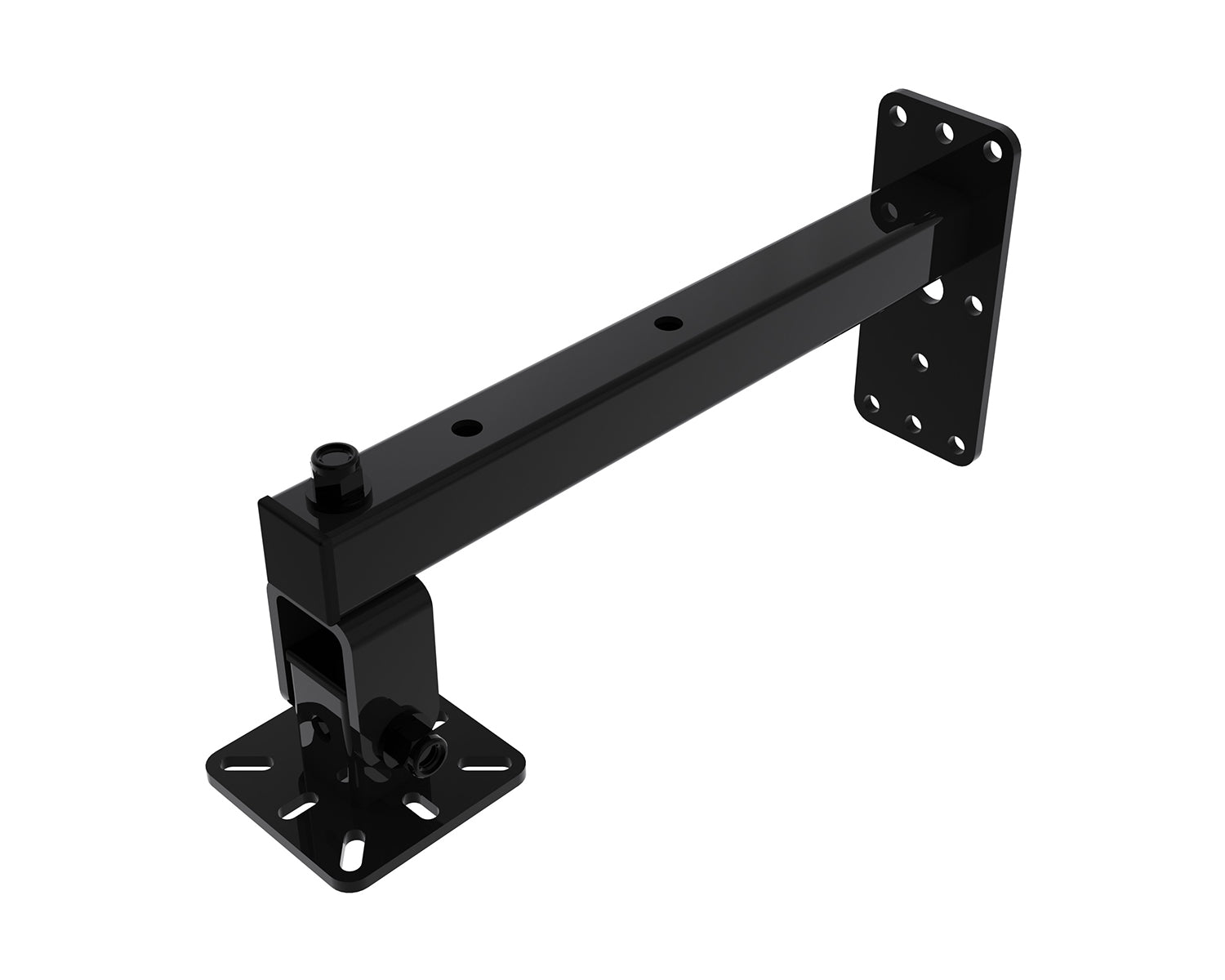 POWWHD80 - Powerdrive WHD80 B Top Mount Tilting Wall Bracket Type 80 Plate 40kg Black Image 1