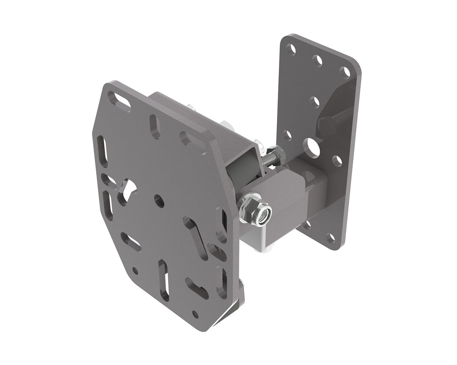 POWWHH100AVG - Powerdrive WHH100AV G Heavy Duty Anti Vibration Back Mount Wall Bracket Grey Image 1