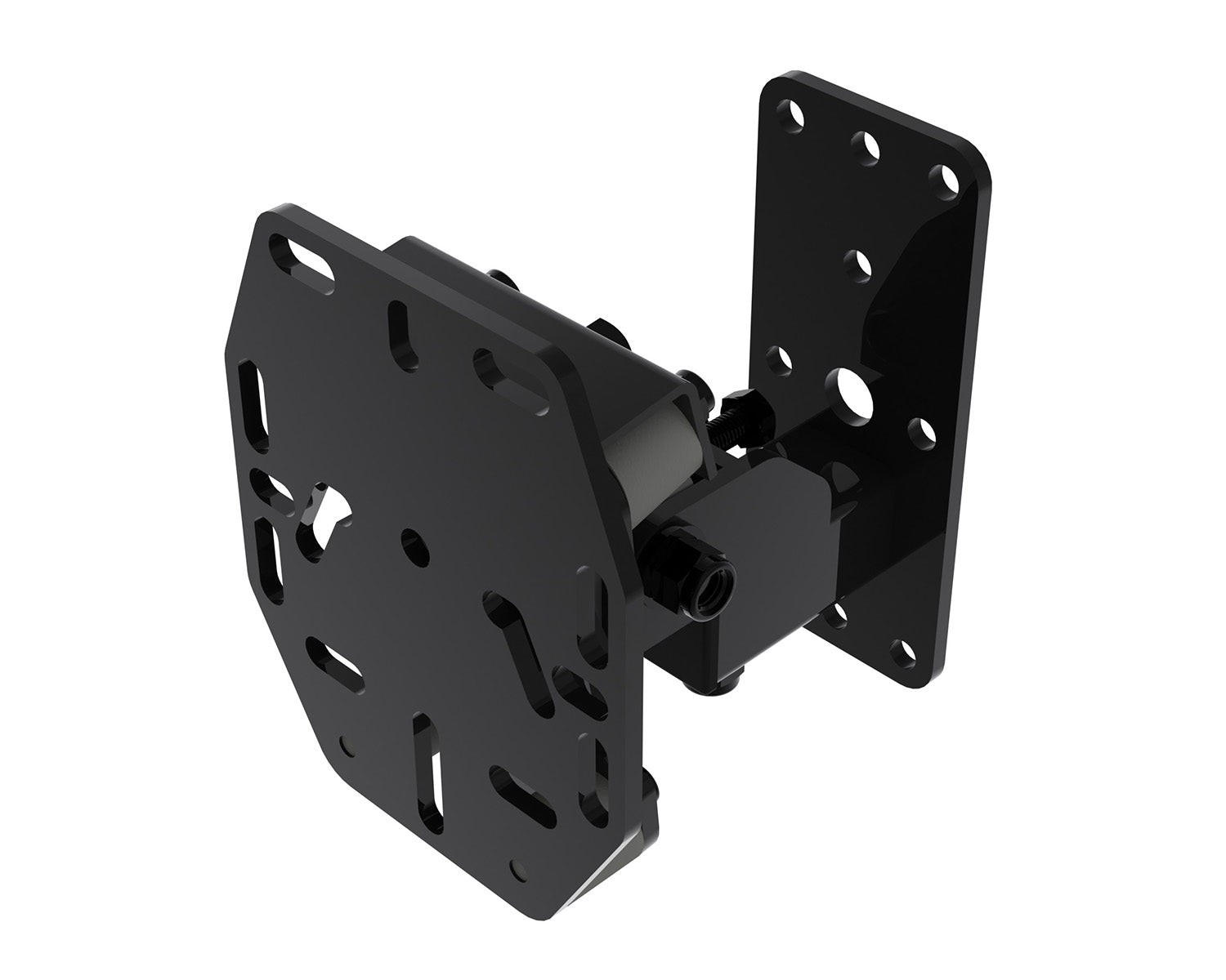 POWWHH100A - Powerdrive WHH100AV B Heavy Duty Anti Vibration Back Mount Wall Bracket Blk Image 1