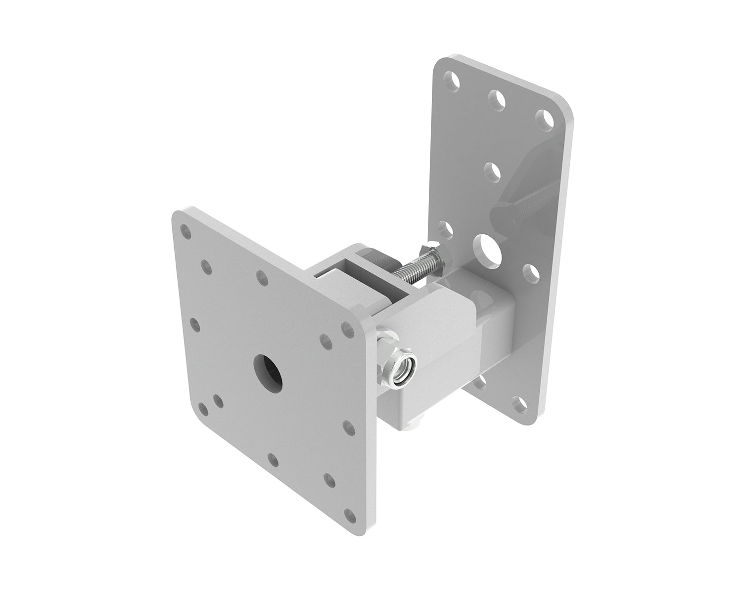 POWWHH75100VW - Powerdrive WHH75 100VESA W Back Mount Tilting Wall Bracket VESA 151mm White Image 1